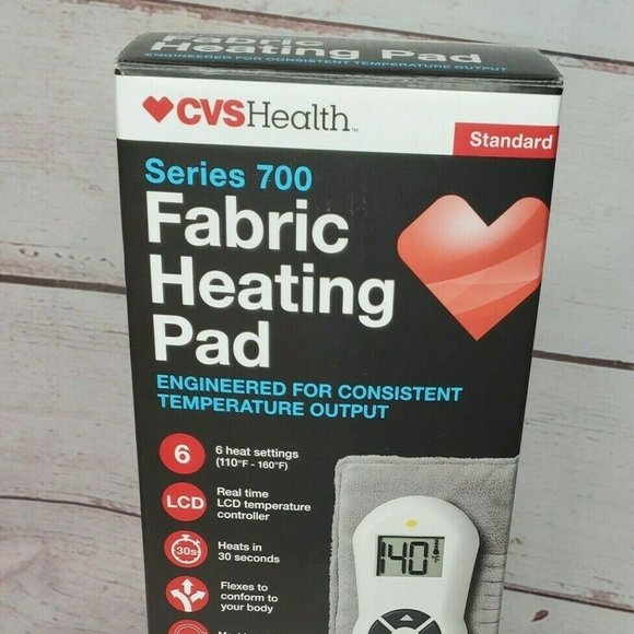 Fabric Heating Pad 12'' X 15'' New in Box CVS Health Series 700 - Picture 1 of 11